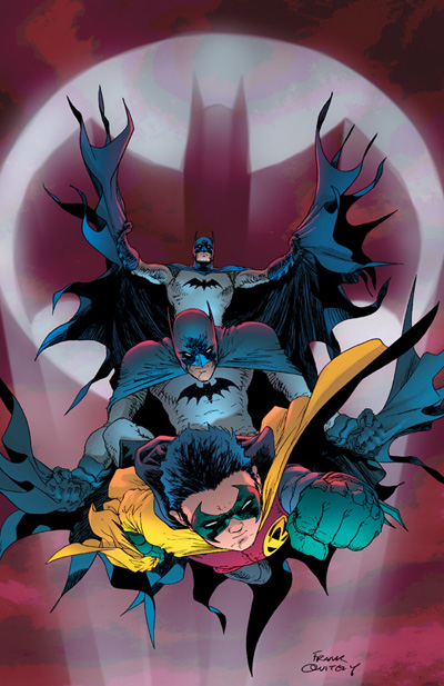 Two Batmans, One Joker