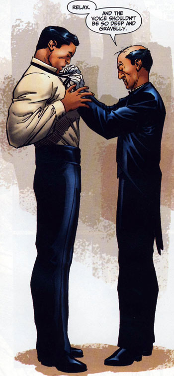 You just know this is what Dick Grayson thinks of when he hears the words 'mom and dad.'