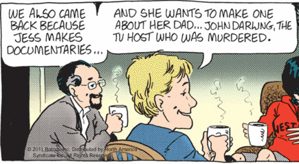 If you did a tax joke on April 15, you're a hack. Father murder is where it's at.