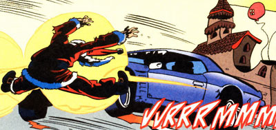 FUN FACT: Super-strength doesn't ALWAYS come with invulnerability.