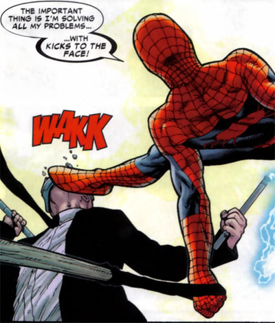 Slott and McNiven, AMAZING SPIDER-MAN #548