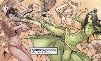 Brubaker, Fraction, Evans and Olazaba, IMMORTAL IRON FIST #7.