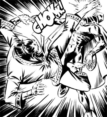 Huston and Romero, SHANG-CHI: MASTER OF KUNG FU BLACK & WHITE ONE-SHOT.