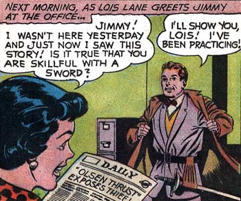 I swear to God, he's the Michael Scott of the Silver Age.