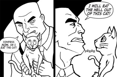 When this happens in the first strip, it's a pretty sure bet that the comic is going to be awesome.
